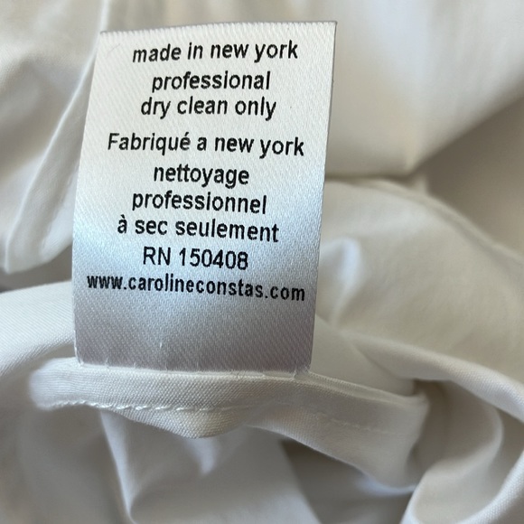 NWT Caroline Constas Bo Halter poplin dress, Small - Picture 7 of 7